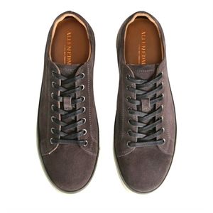 Allen Edmonds PORTER Fly Form Insole Leather Suede Sneakers Men's Size 12 D